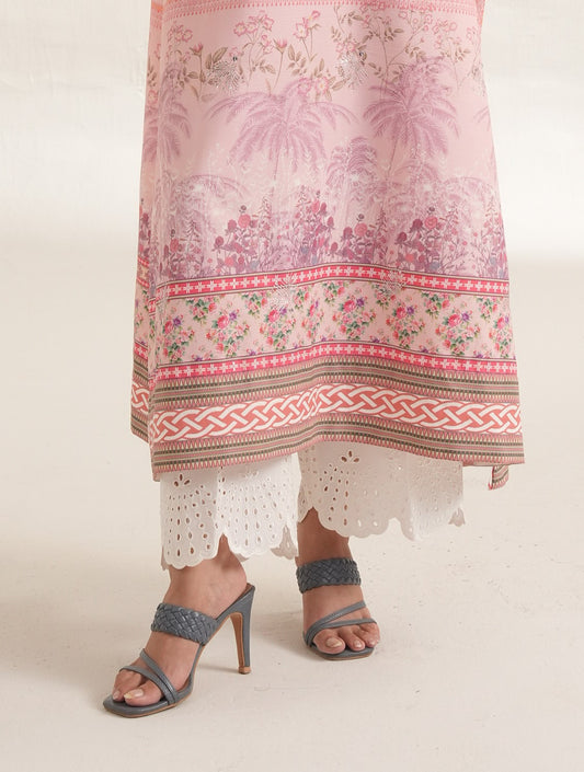 korean Raw Silk Trouser