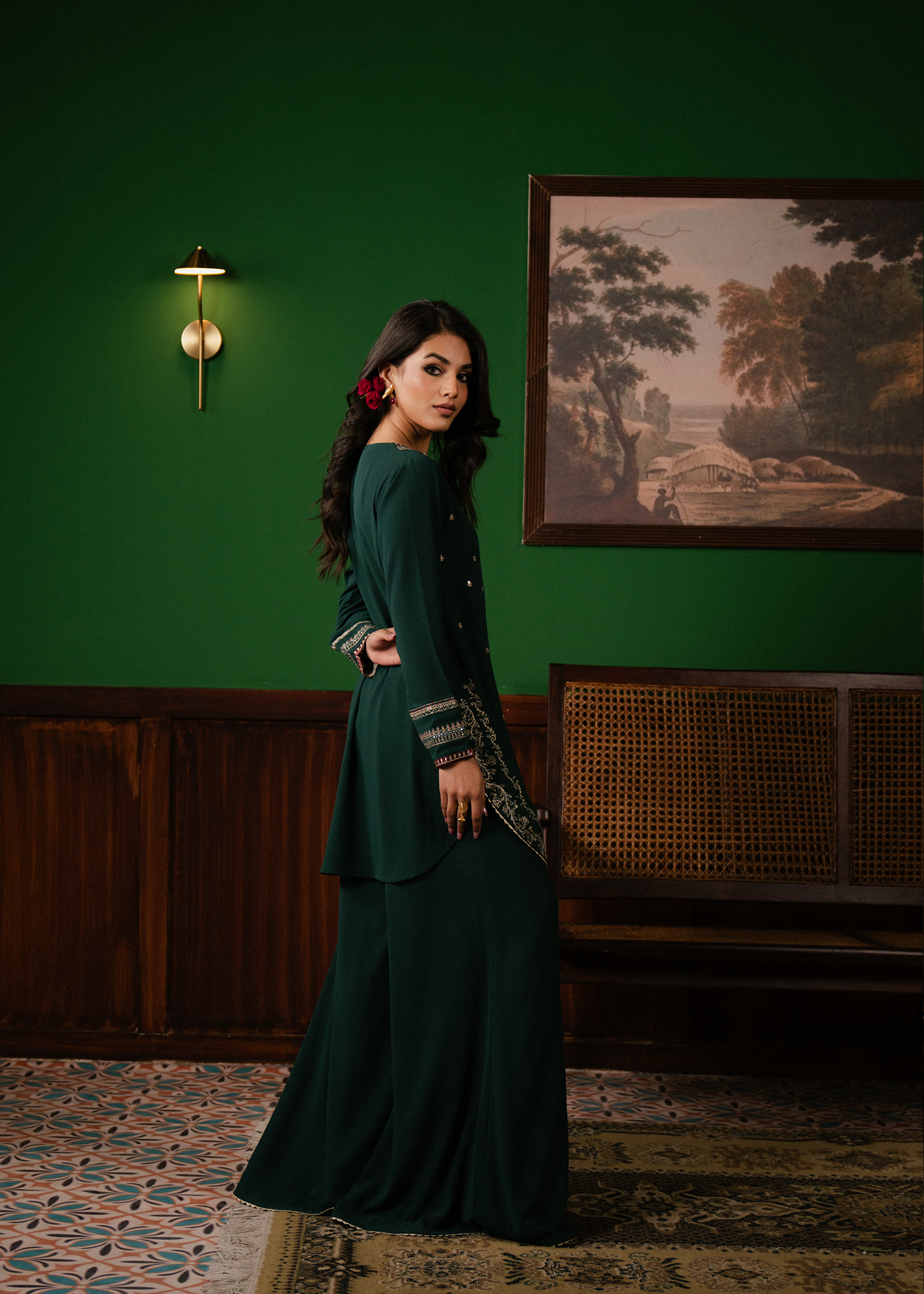 lawn embroidery suit