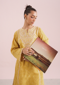 Mustard Embroidered Suit