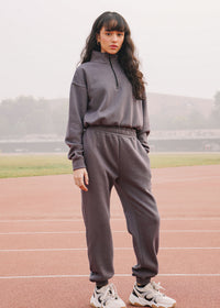 Dark Grey Cropped Sweatshirt