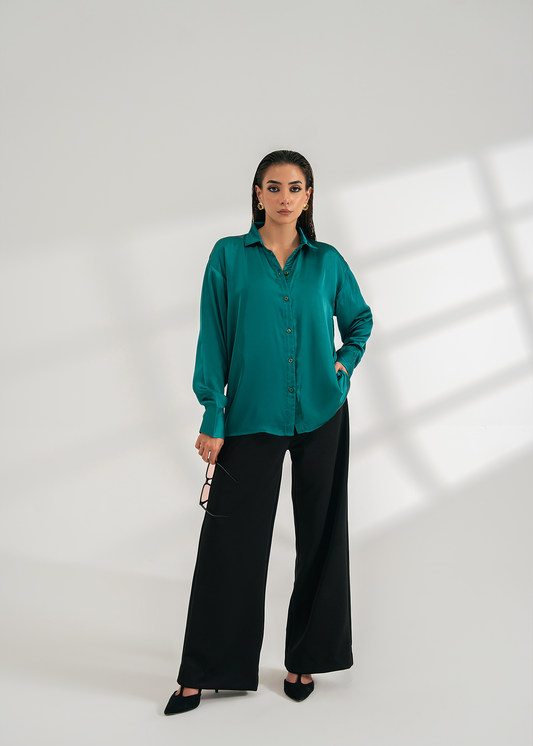 Green Button Down Shirt