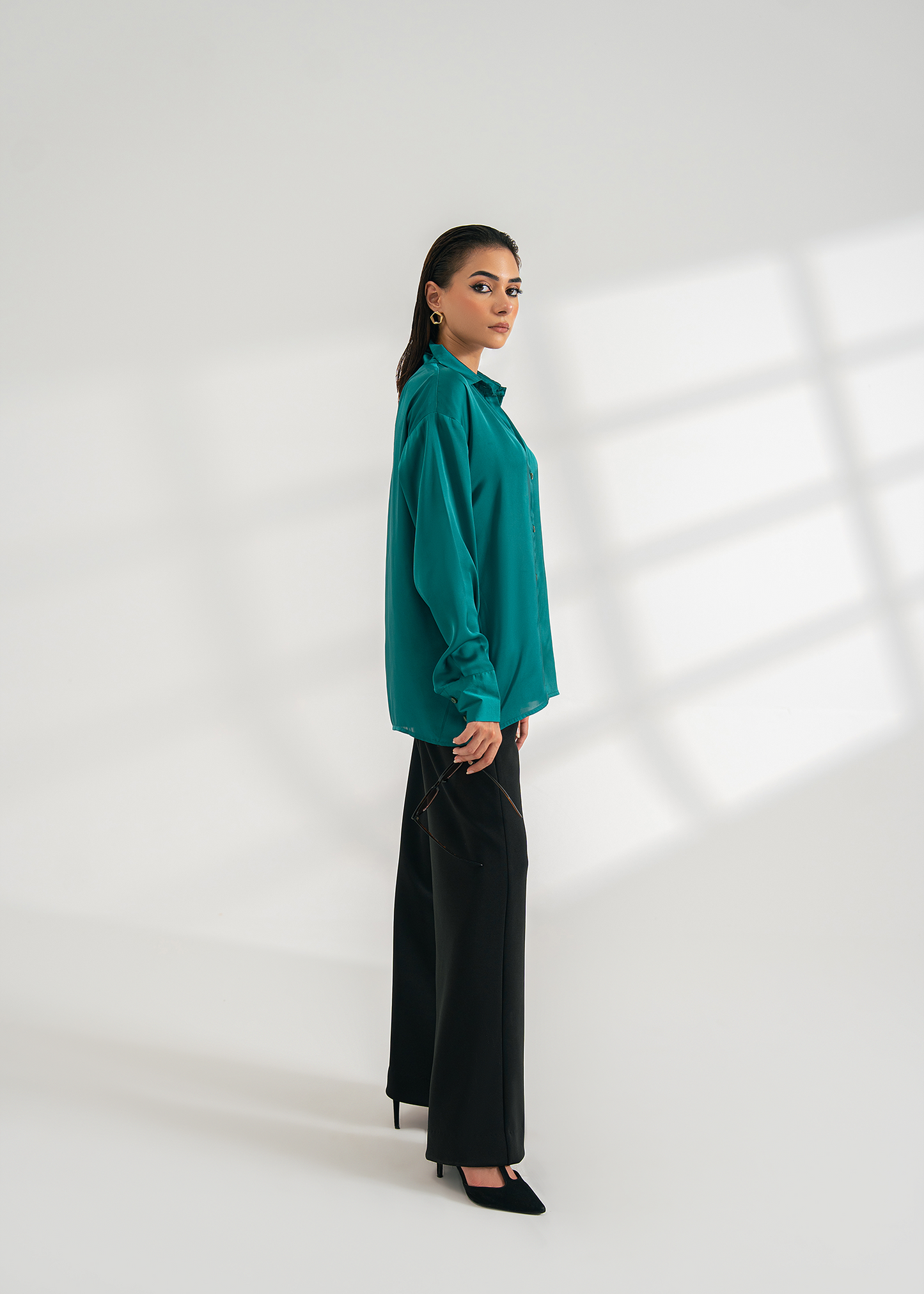 Green Button Down Shirt