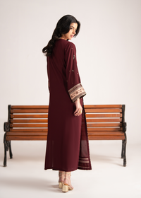 Aurelia Maroon Festive Shirt