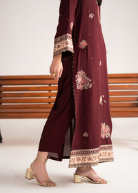 Aurelia Maroon Festive Shirt