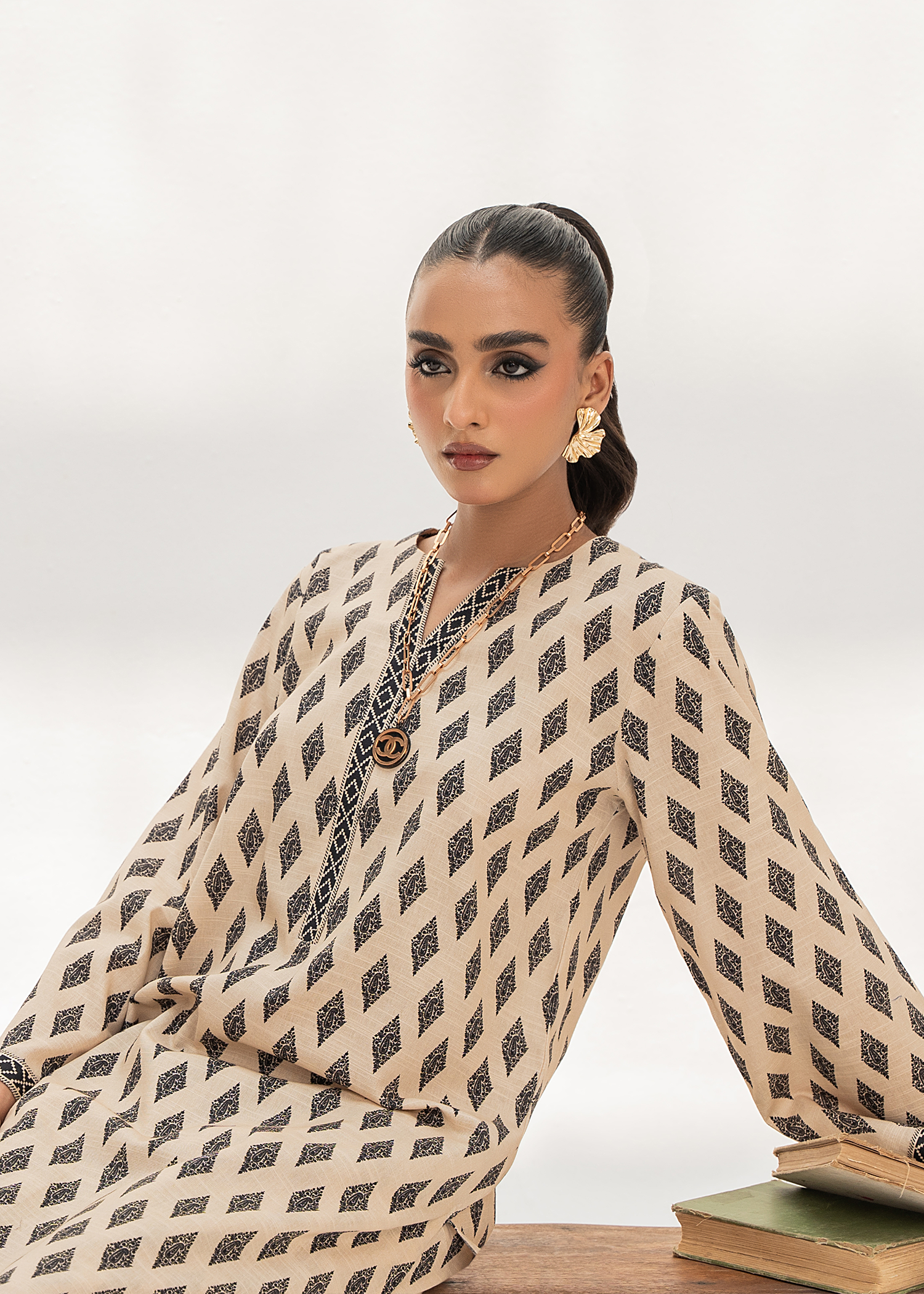 pink sharara suit
