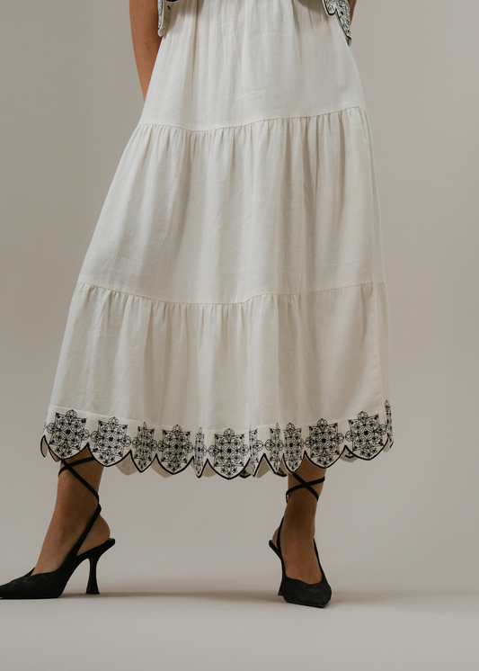 Irish Linen Skirt