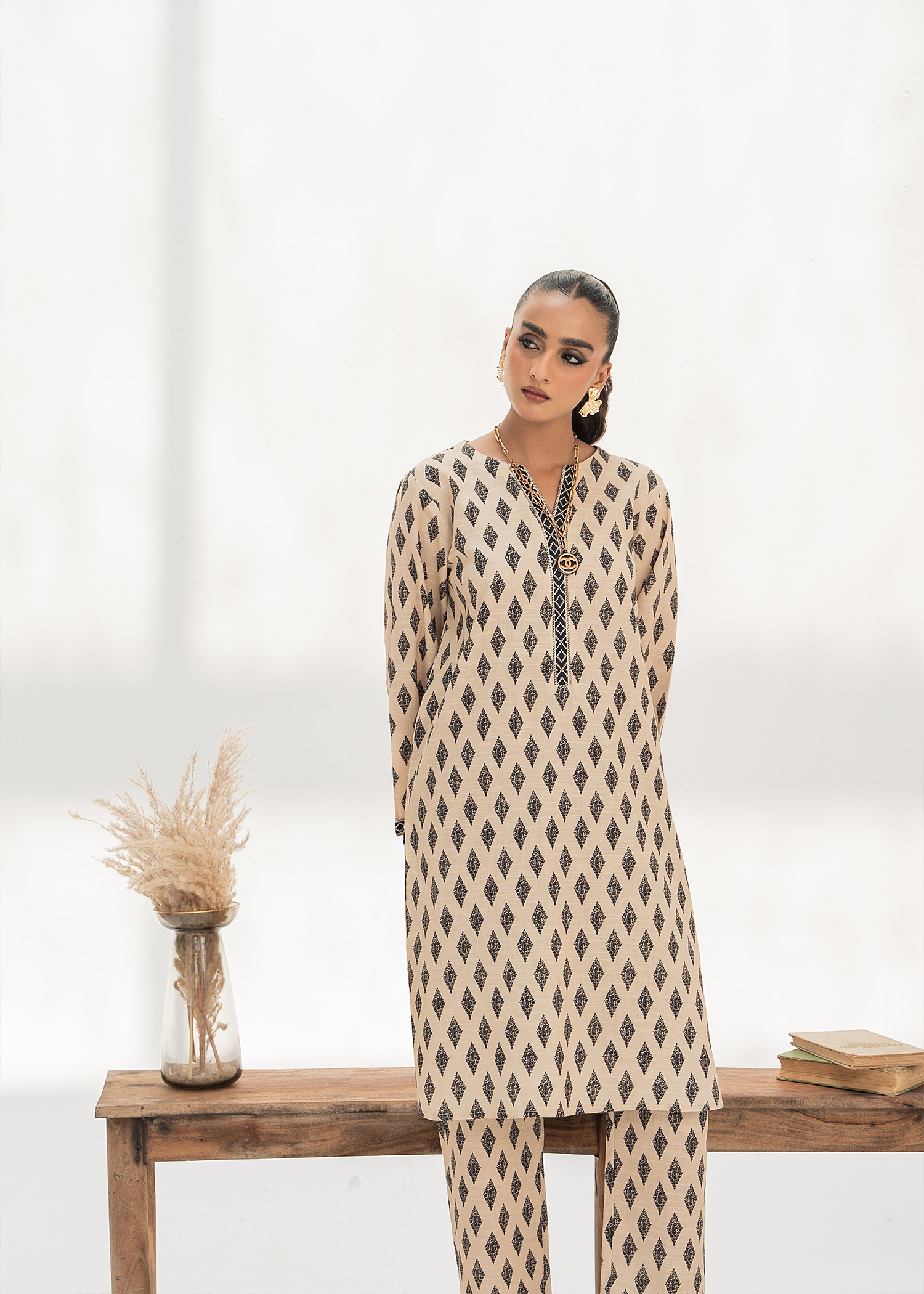 printed gharara suit