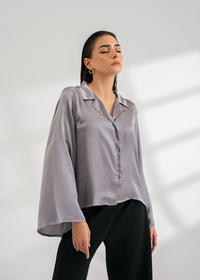 Grey Button Down Shirt