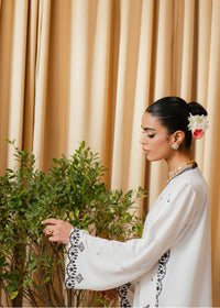 White Embroidered Suit