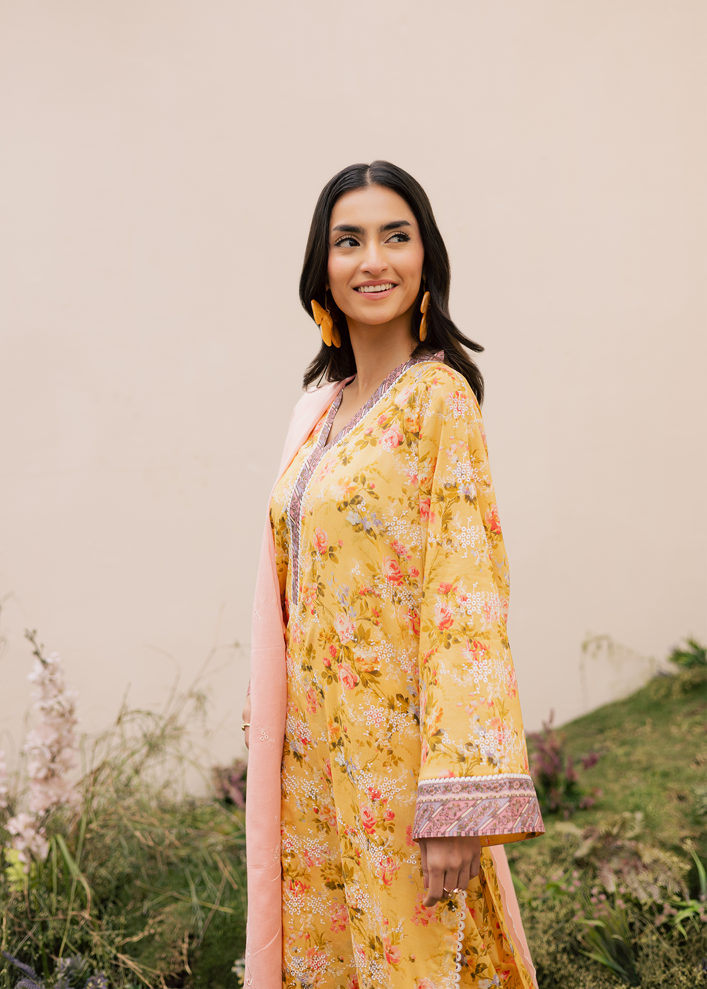 black embroidered frock