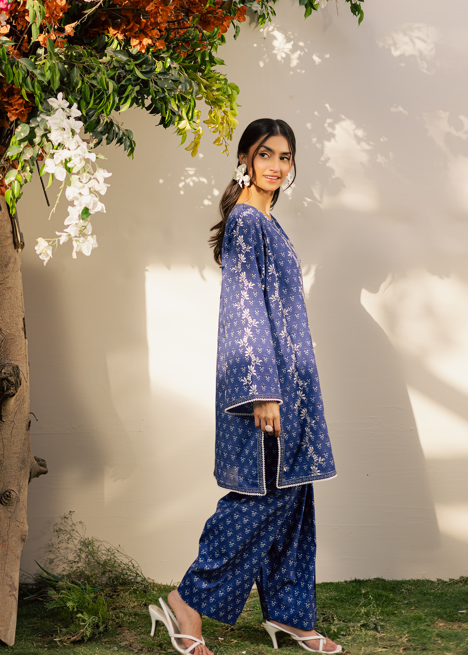 printed sharara suit