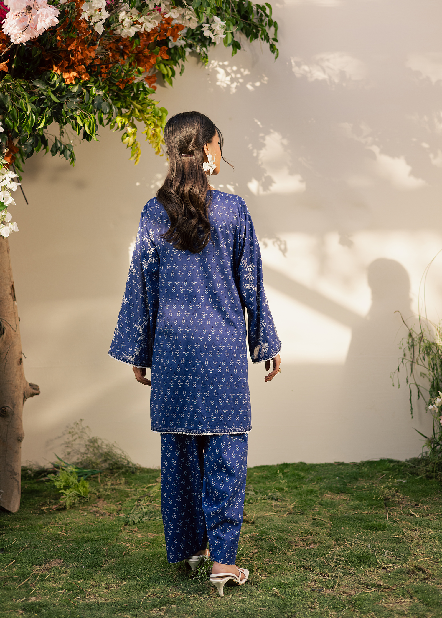 printed gharara