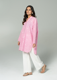 Pink Embroidered Shirt