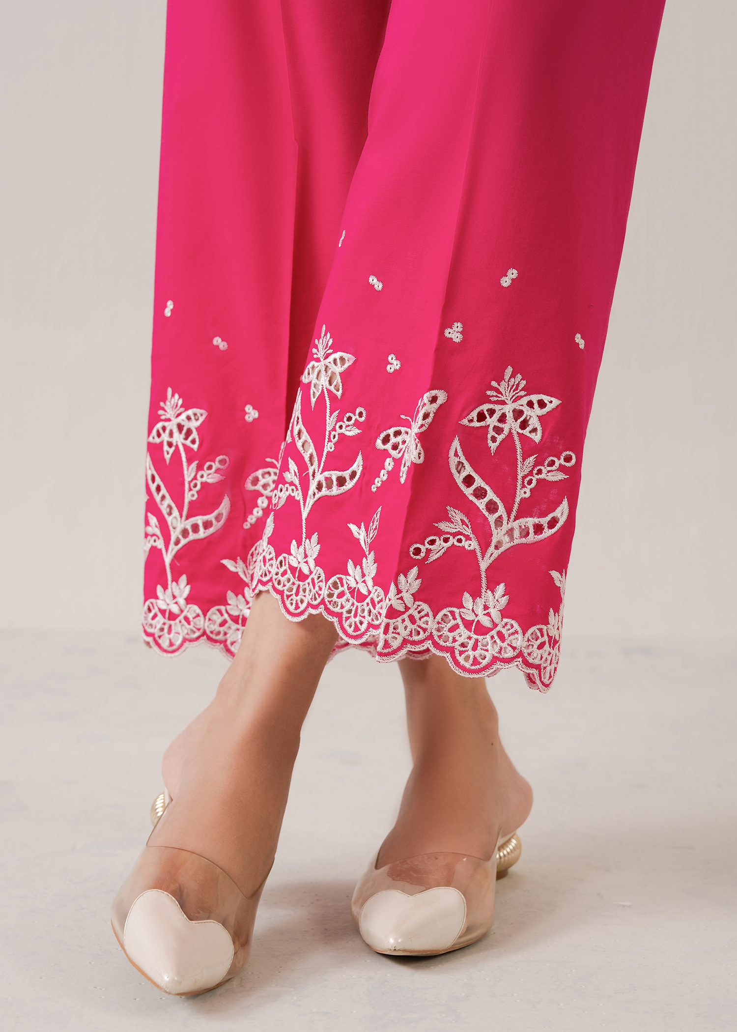 Pink Embroidered Co-ord