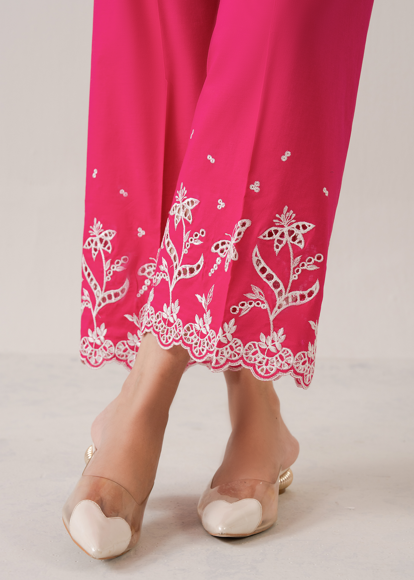 Pink Embroidered Co-ord