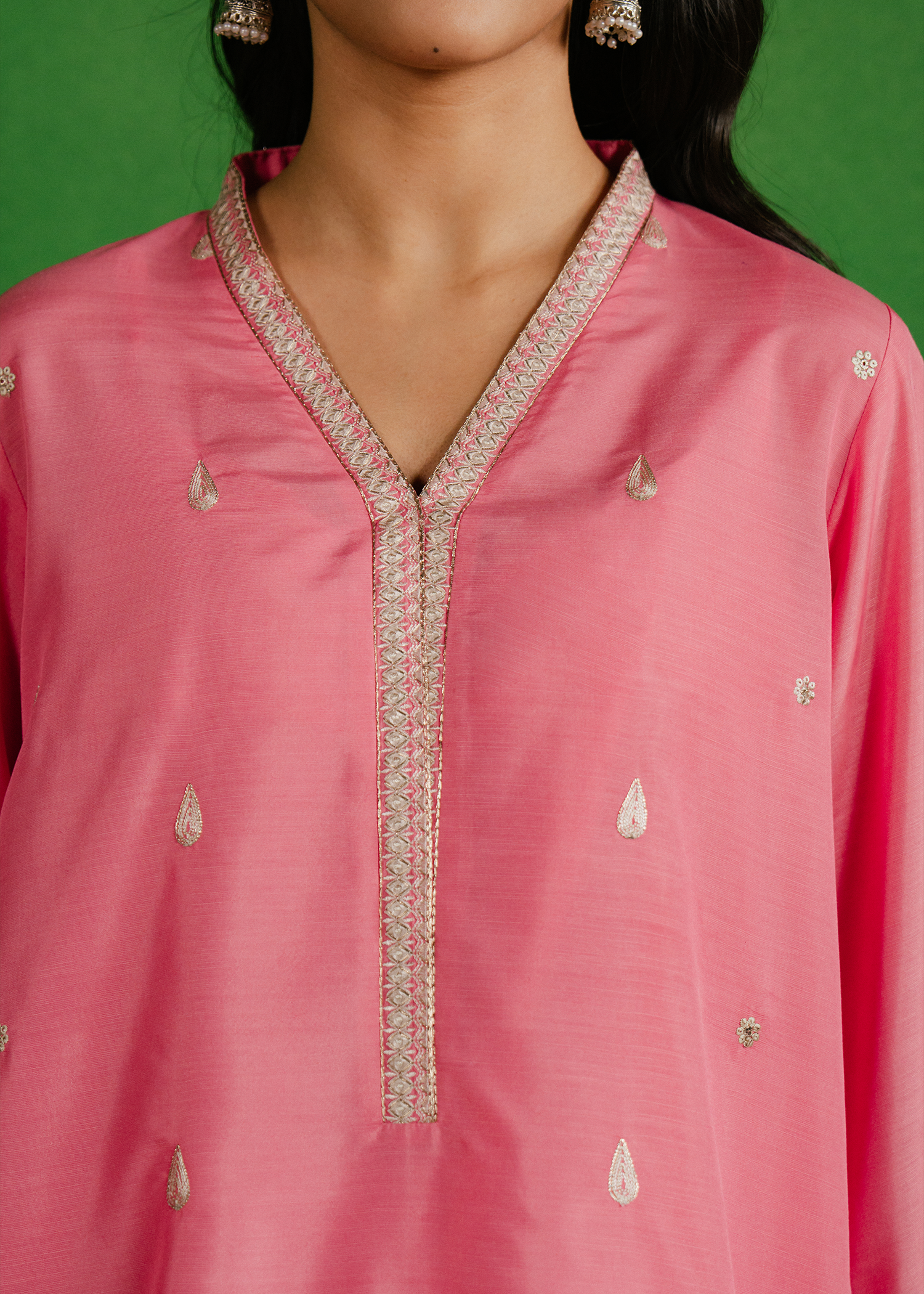 silk embroidered collection