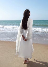 White Luxury Embroidered Suit