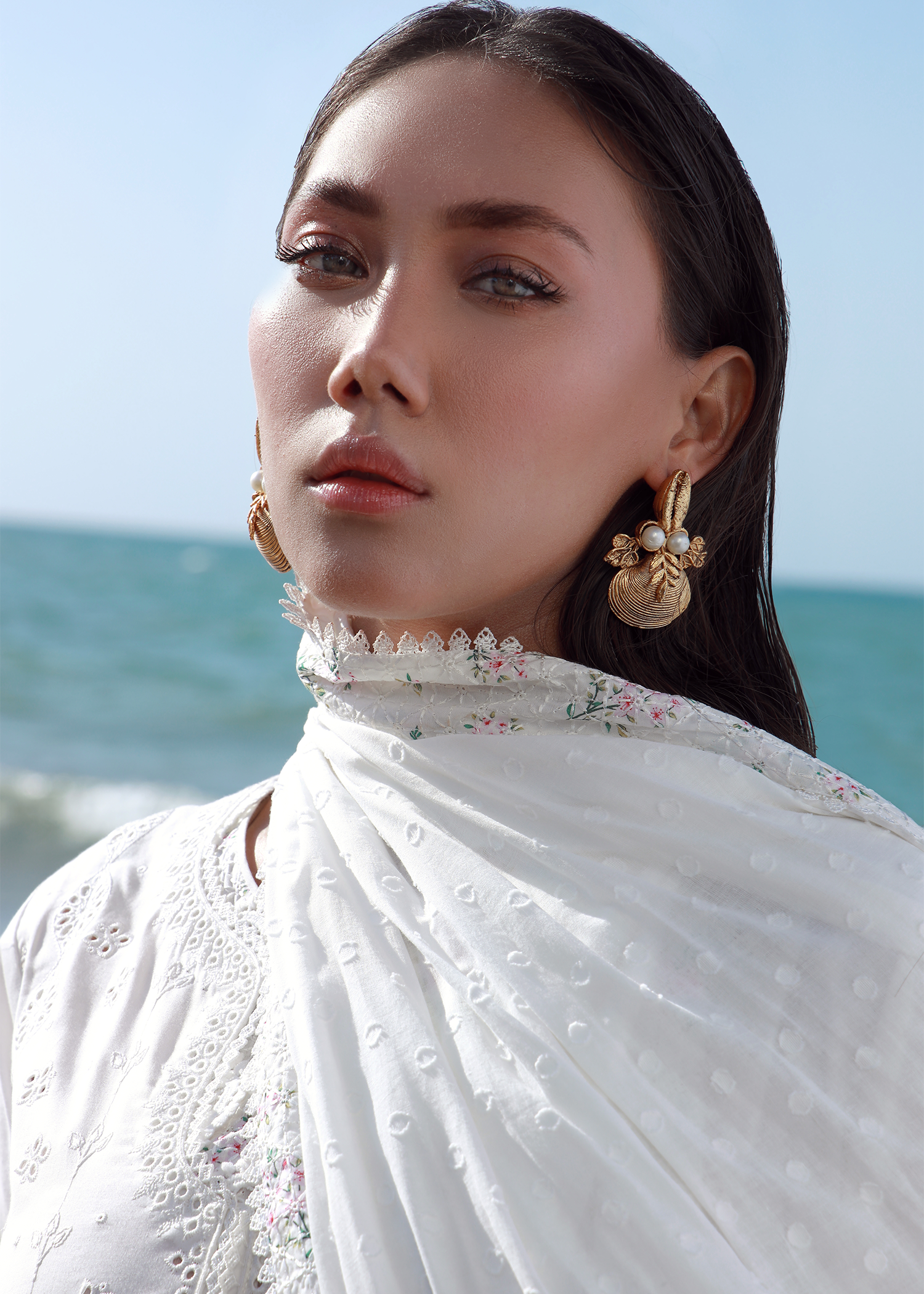 White Luxury Embroidered Suit
