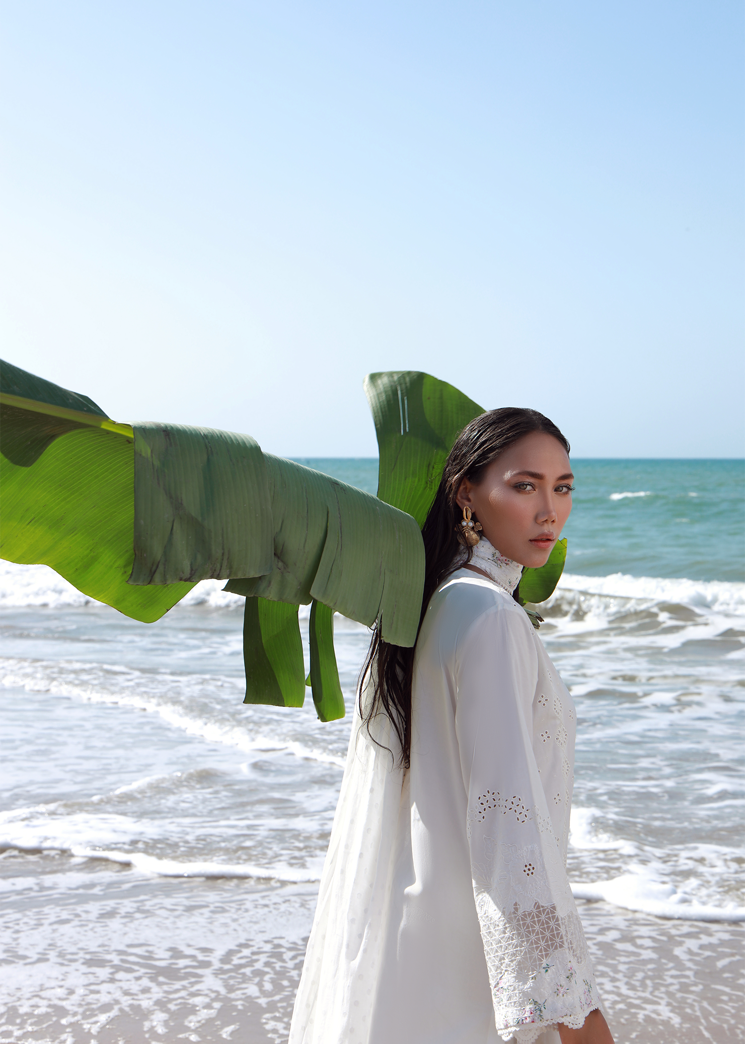lawn embroidered suit