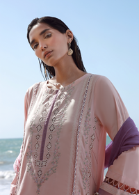 Pink Luxury Embroidered Suit