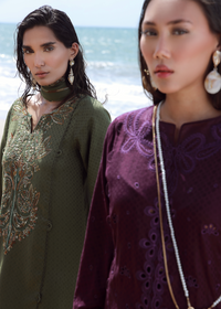 Amethyst Luxury Embroidered Suit
