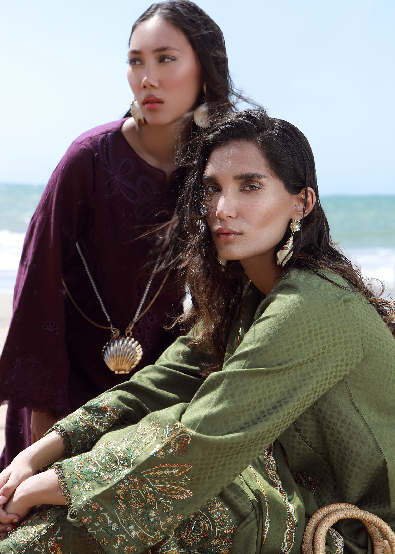 Amethyst Luxury Embroidered Suit