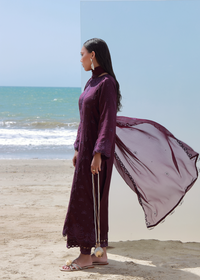Amethyst Luxury Embroidered Suit