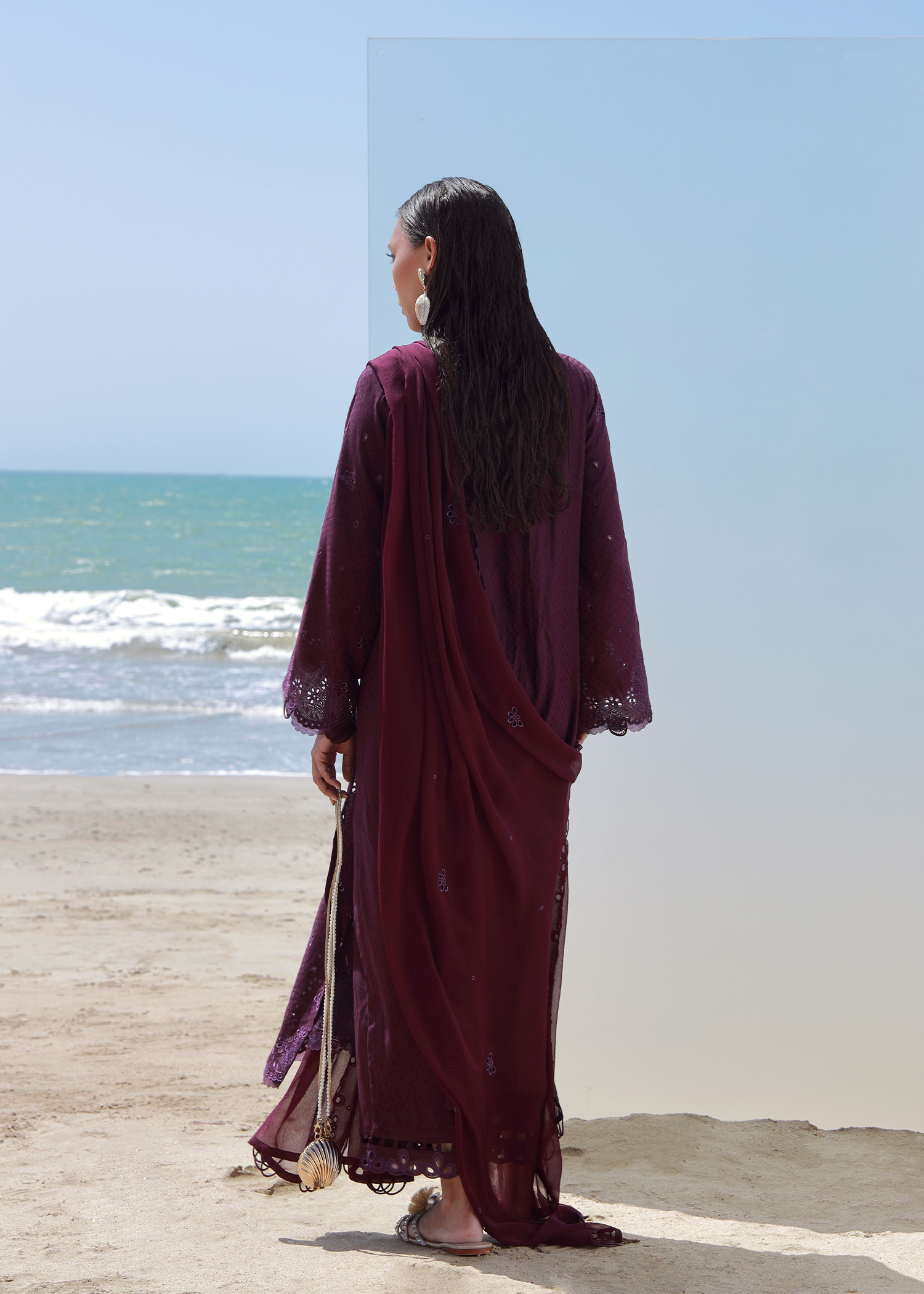 Amethyst Luxury Embroidered Suit