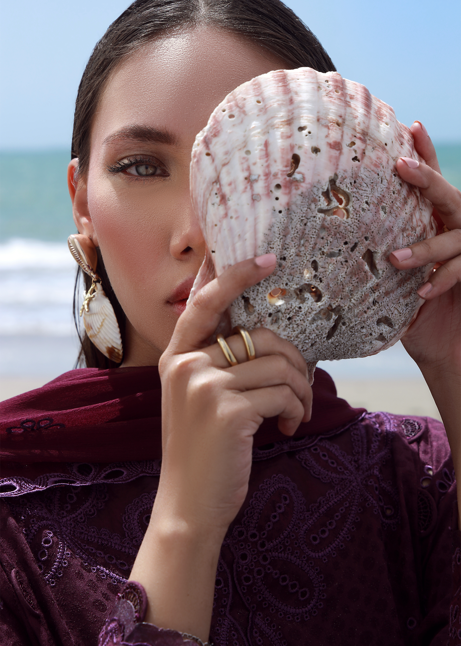 Amethyst Luxury Embroidered Suit