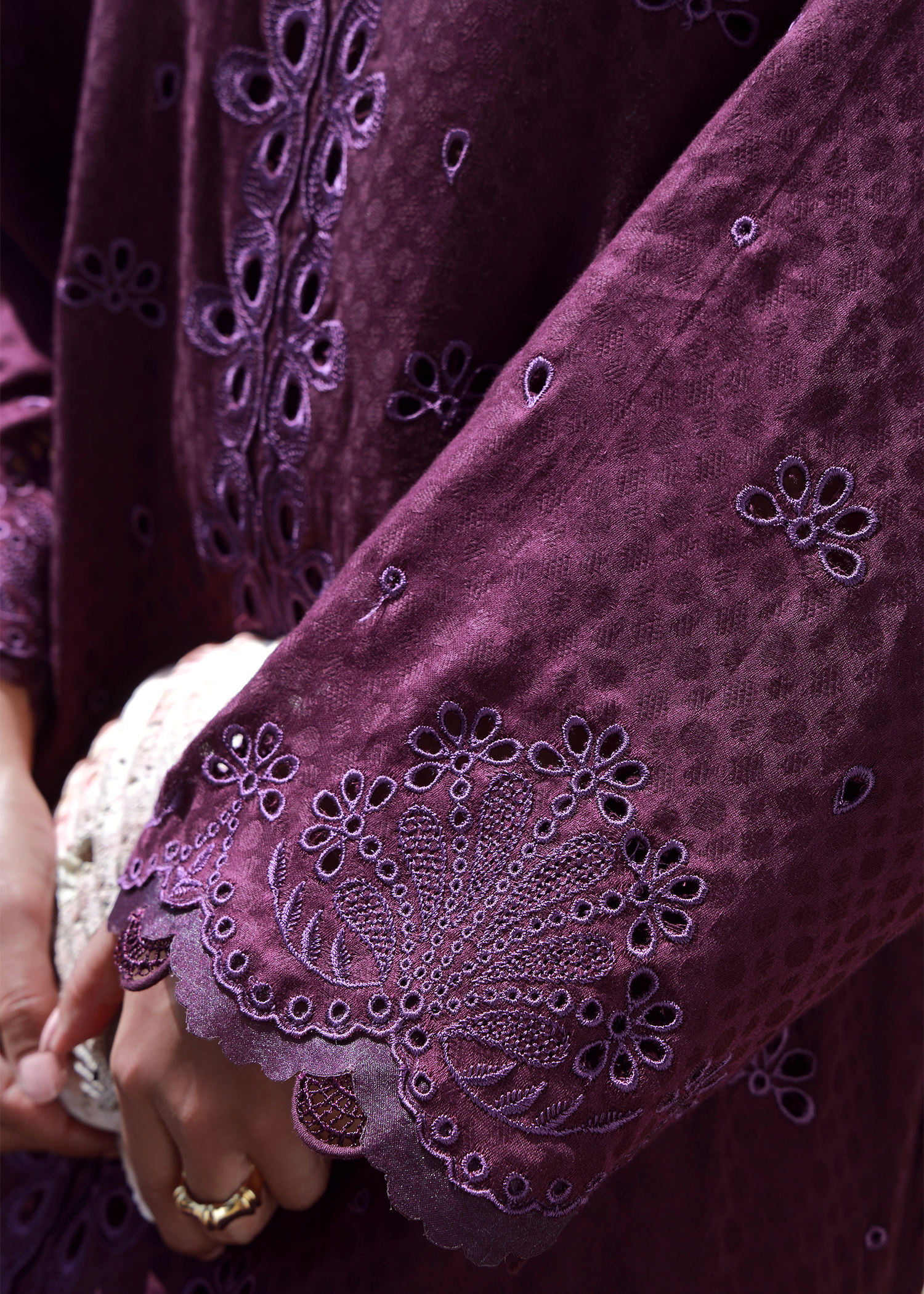 Amethyst Luxury Embroidered Suit