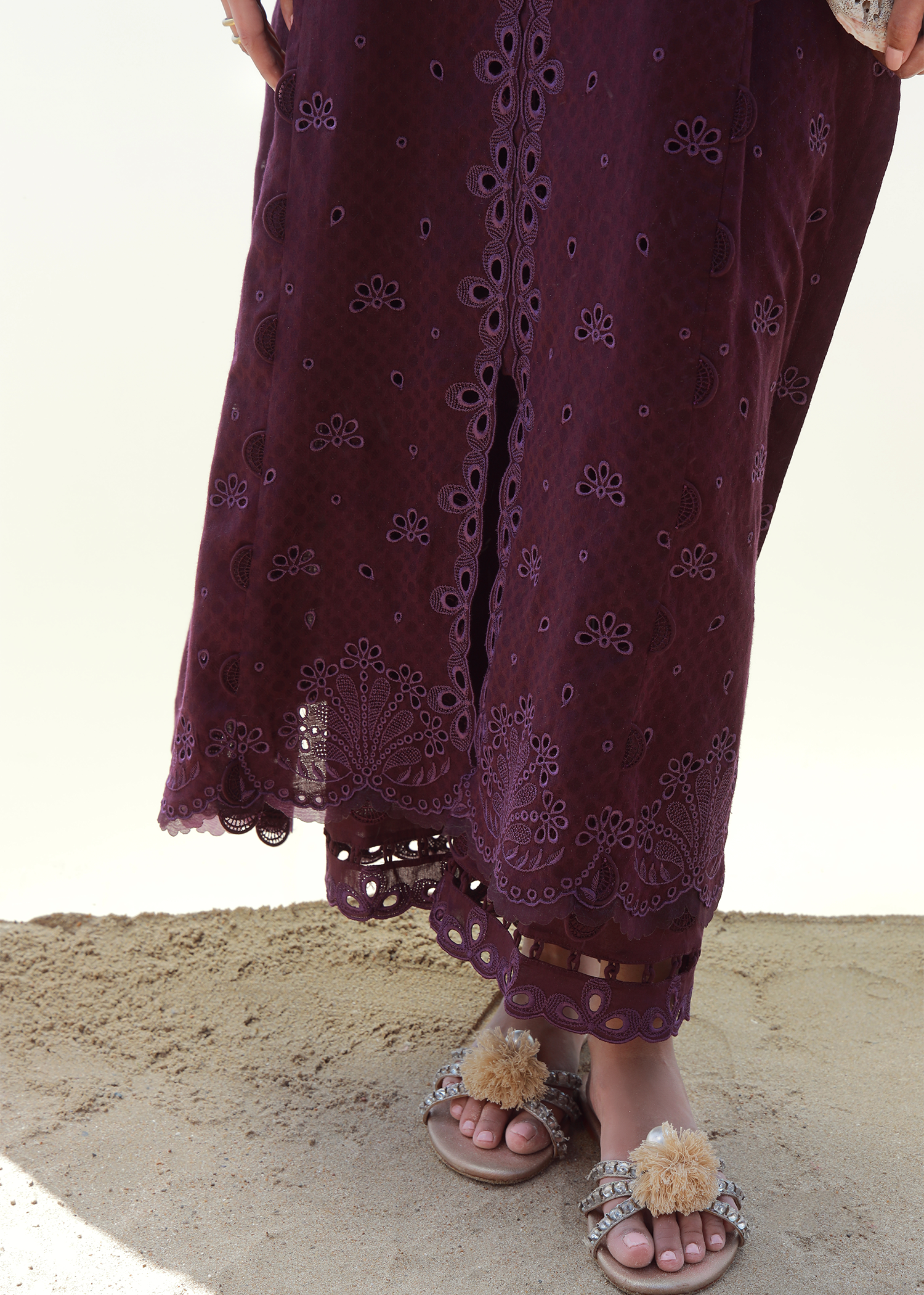 Amethyst Luxury Embroidered Suit