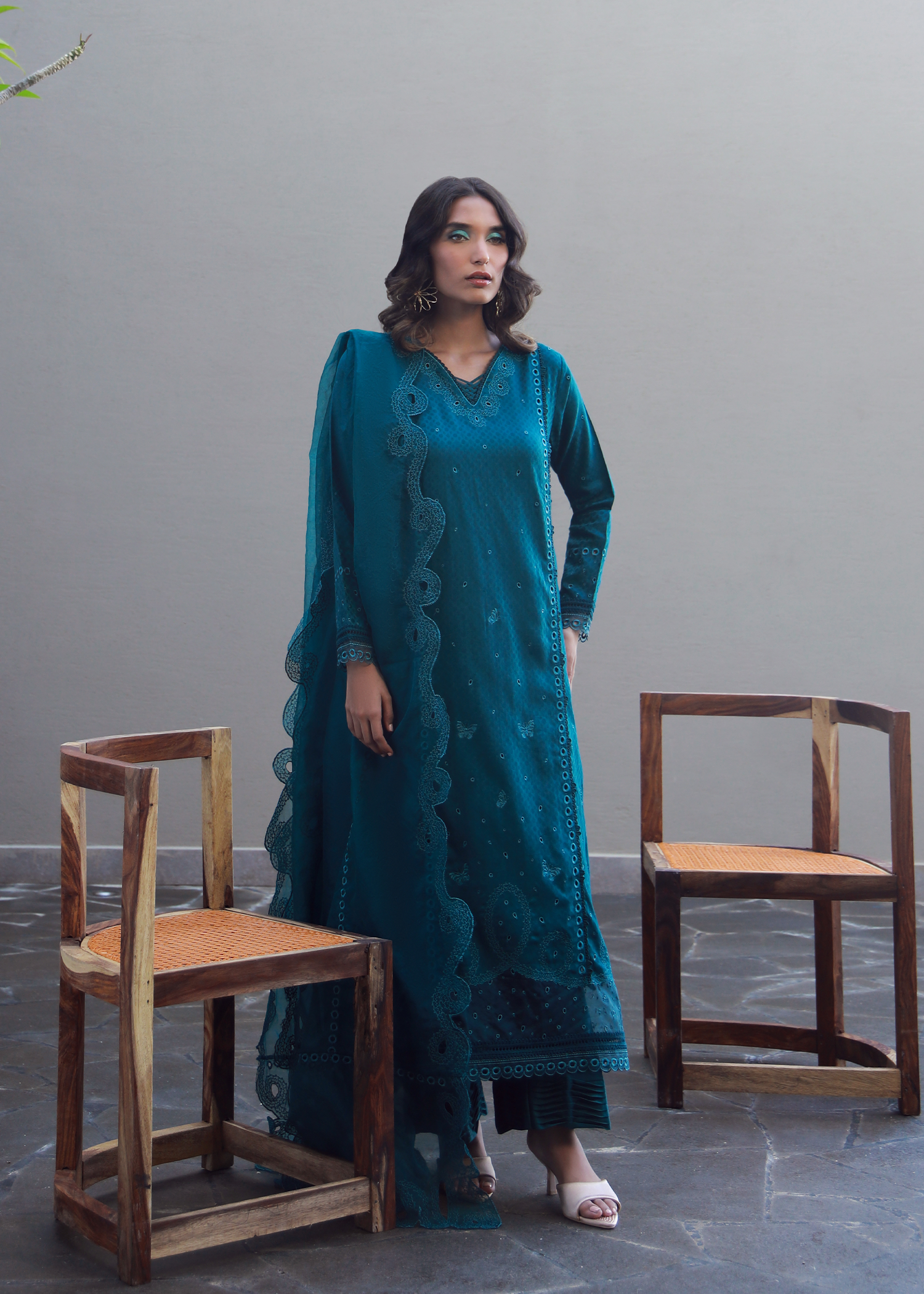 Zinc Luxury Embroidered Suit