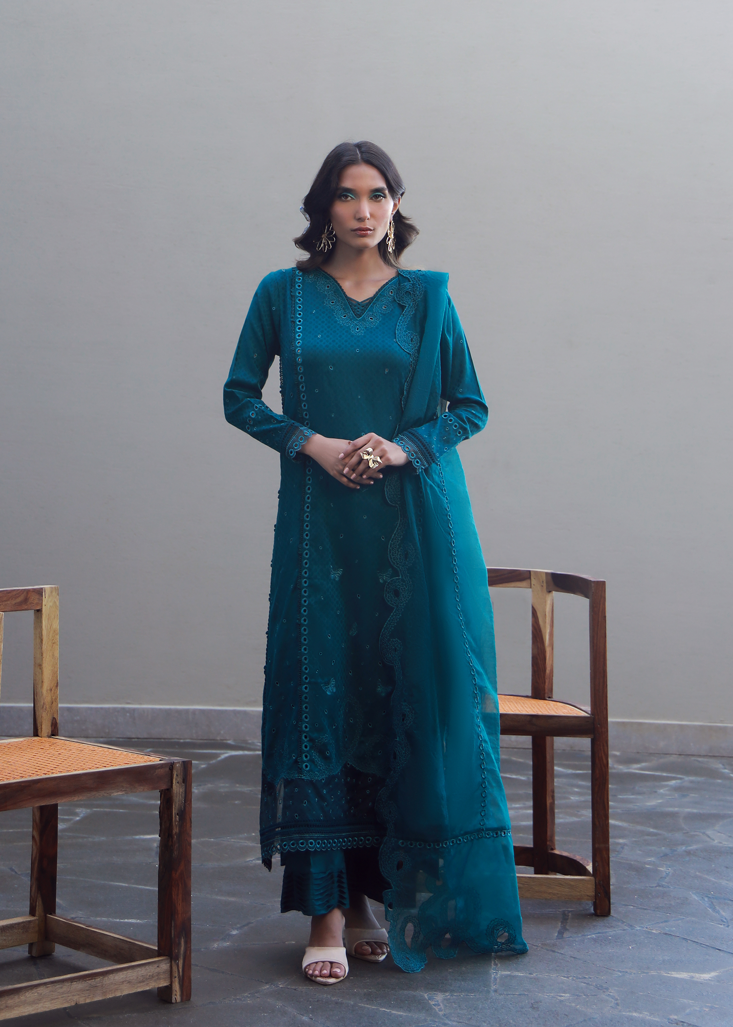Zinc Luxury Embroidered Suit