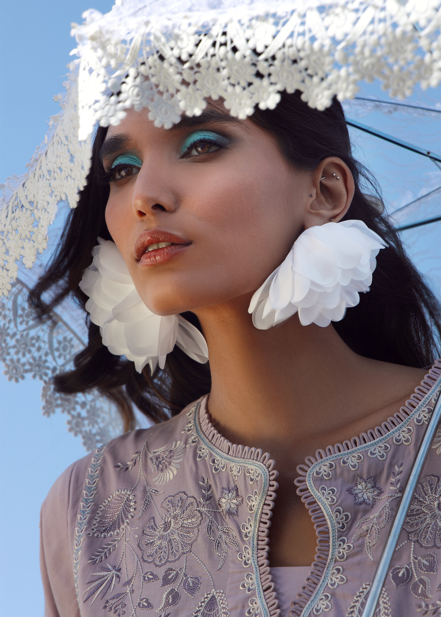 Lilac Luxury Embroidered Suit