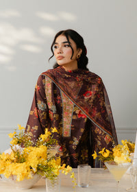 Printed Brown Suit