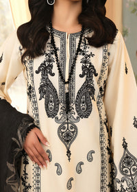 Off-White Embroidered Suit