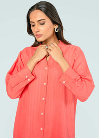 Carrot Pink Linen Co-ord