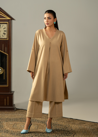 Biege Crush Co-ord set