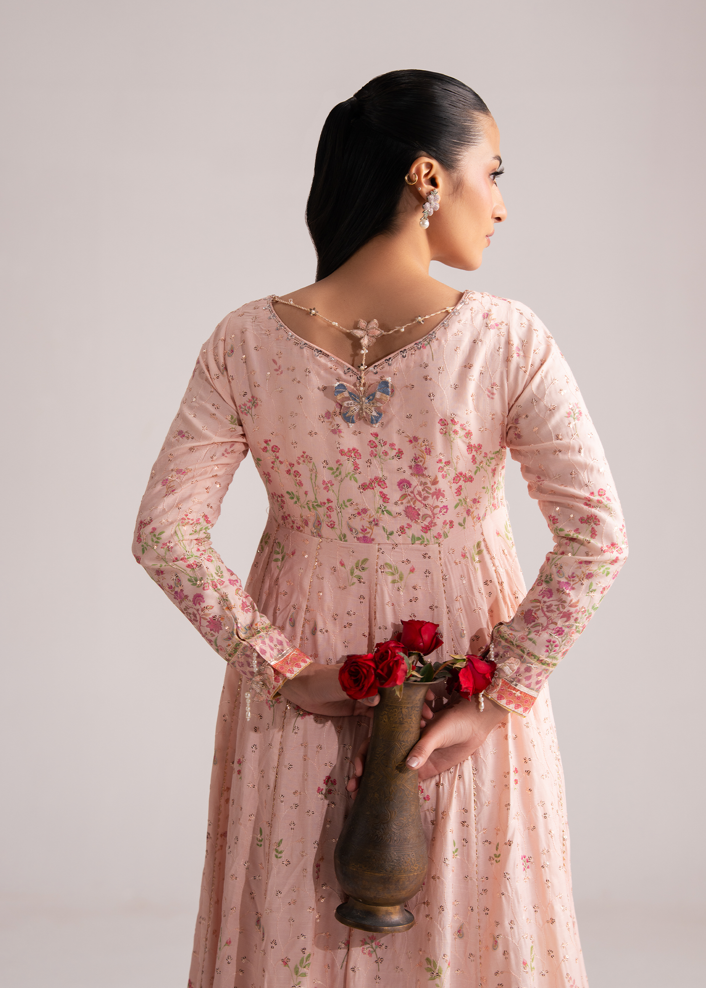 Fiona Blush Pink Festive Frock