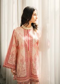 Salmon Pink Printed Co-ord
