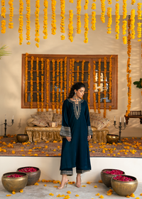 Zinc Velvet Suit