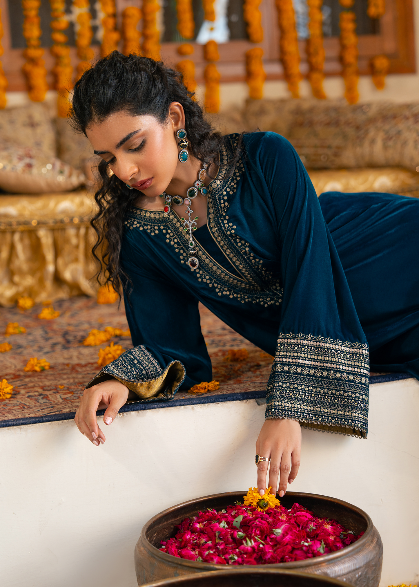 Zinc Velvet Suit