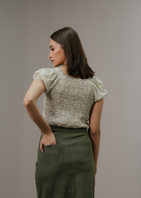 Printed Crop Top