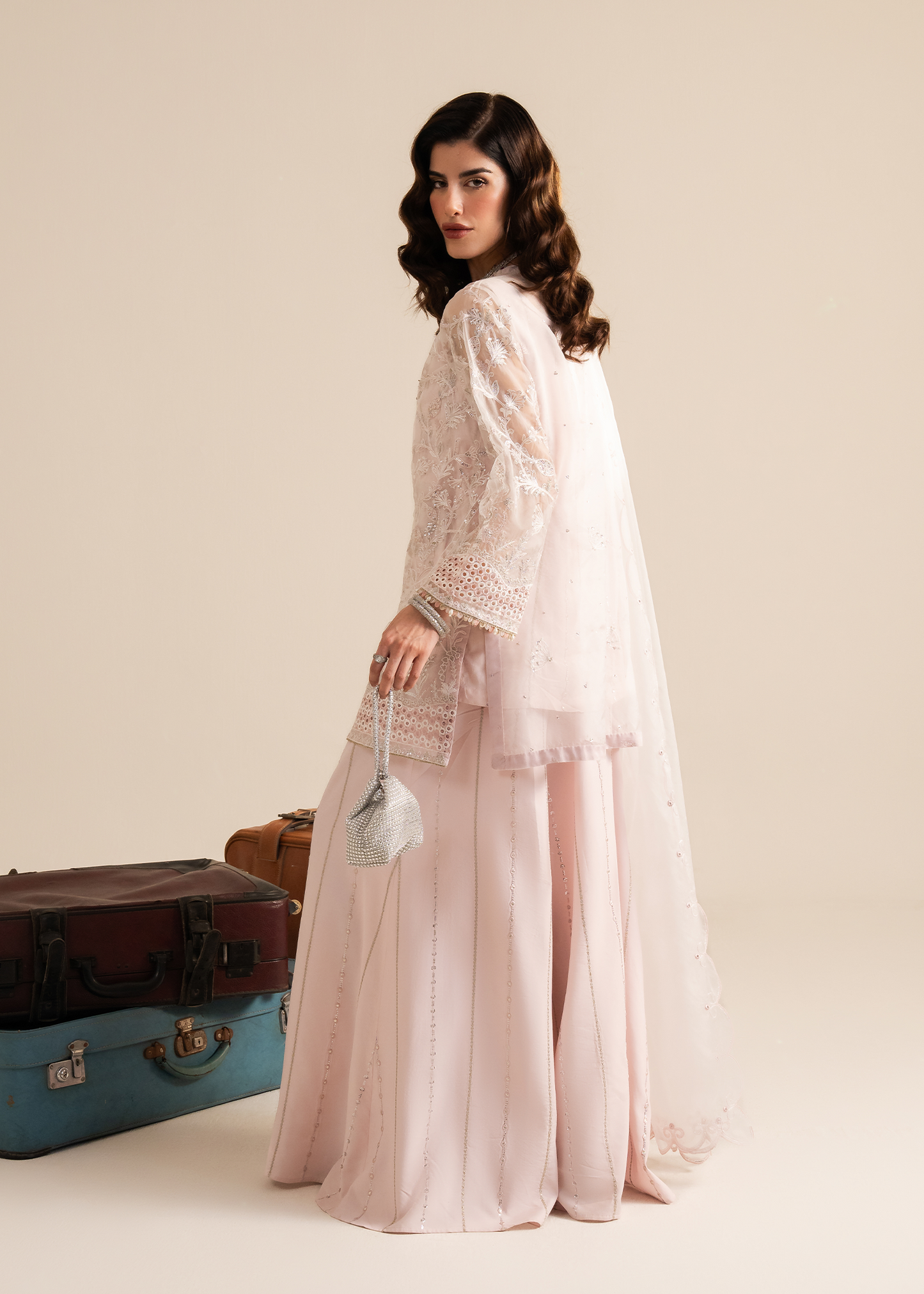 Pink Organza Festive Pret