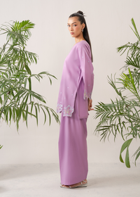 Lilac Embroidered Farshi Shalwar Set