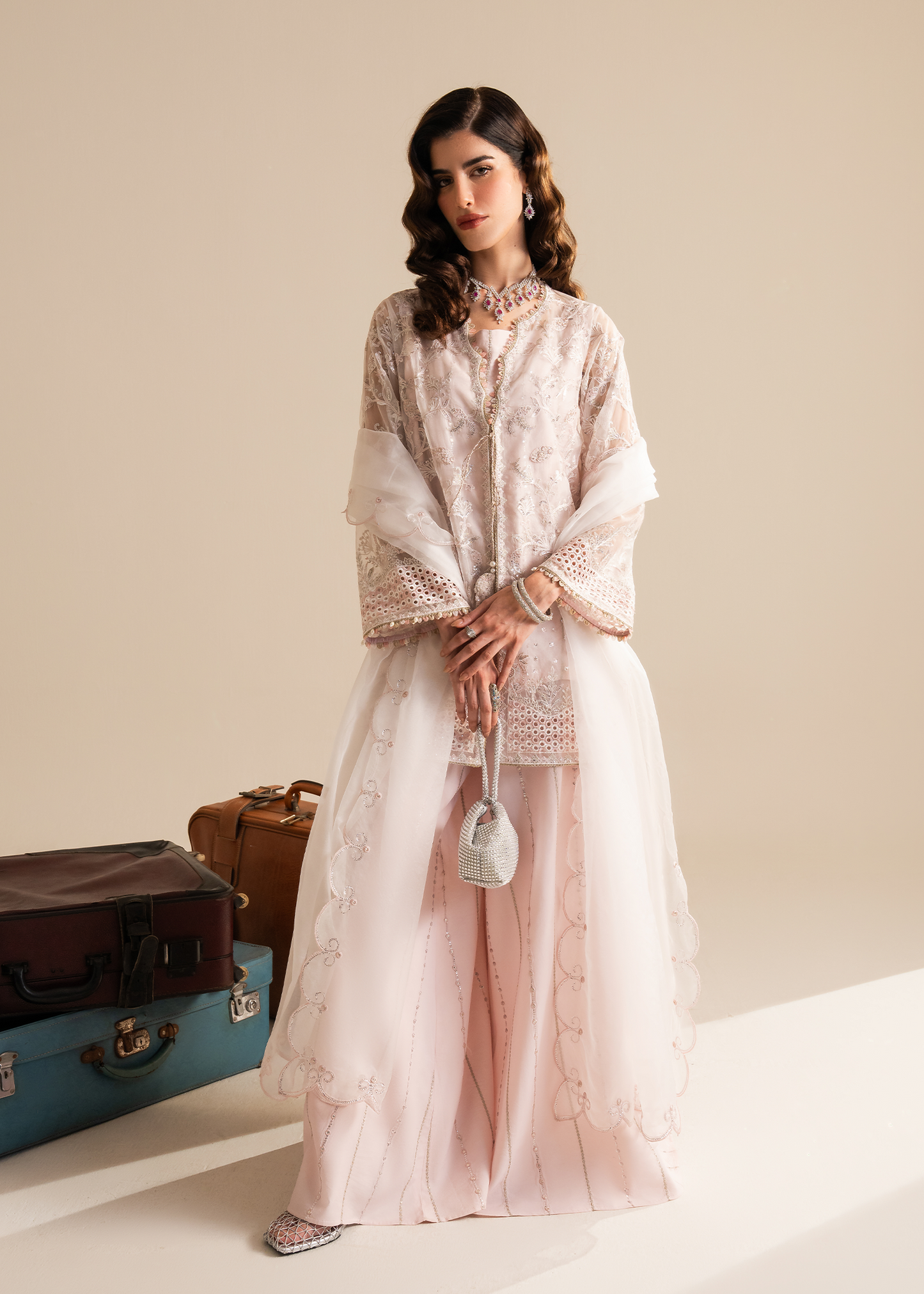 Pink Organza Festive Pret