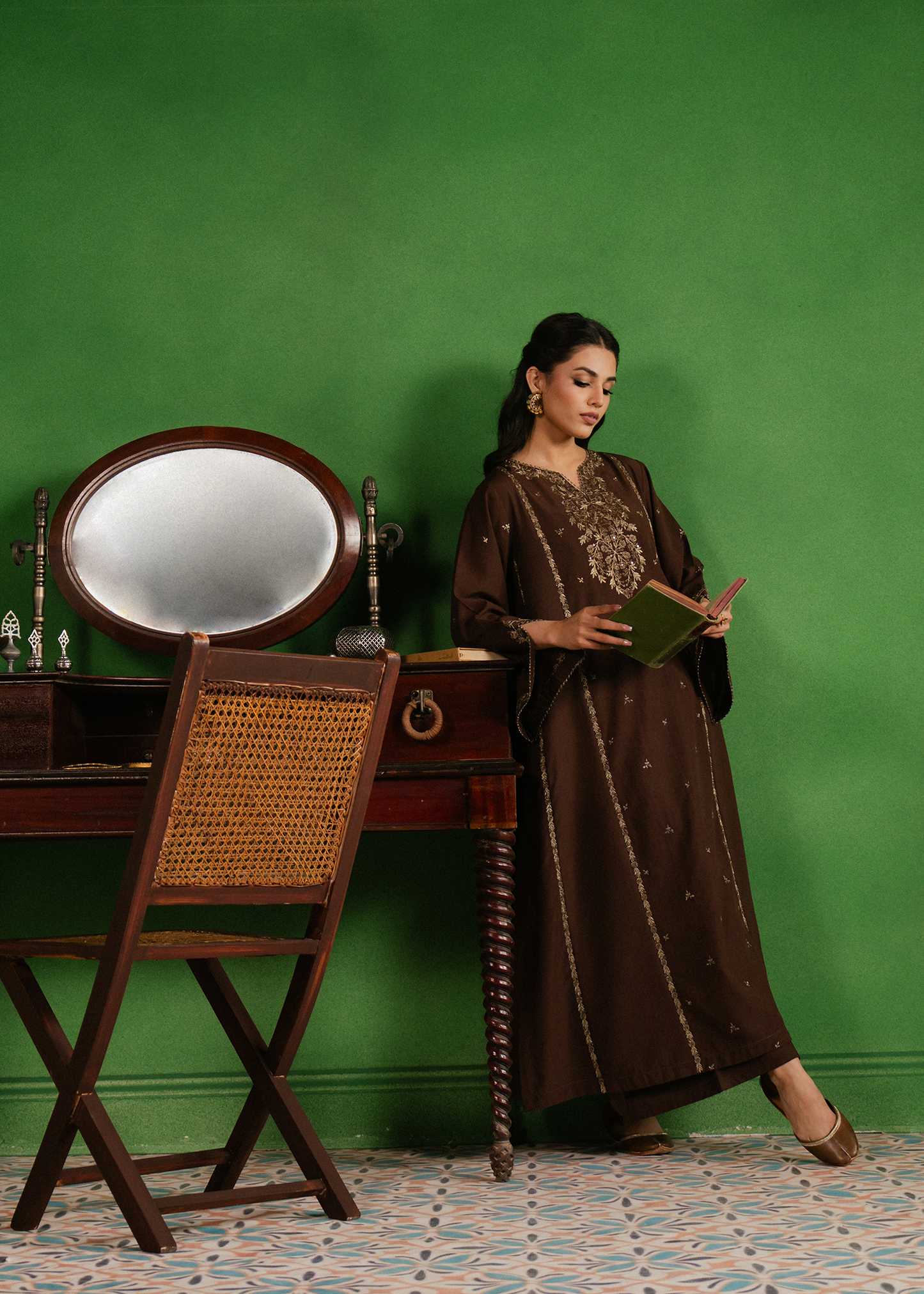 embroidered lawn