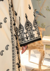Off-White Embroidered Suit