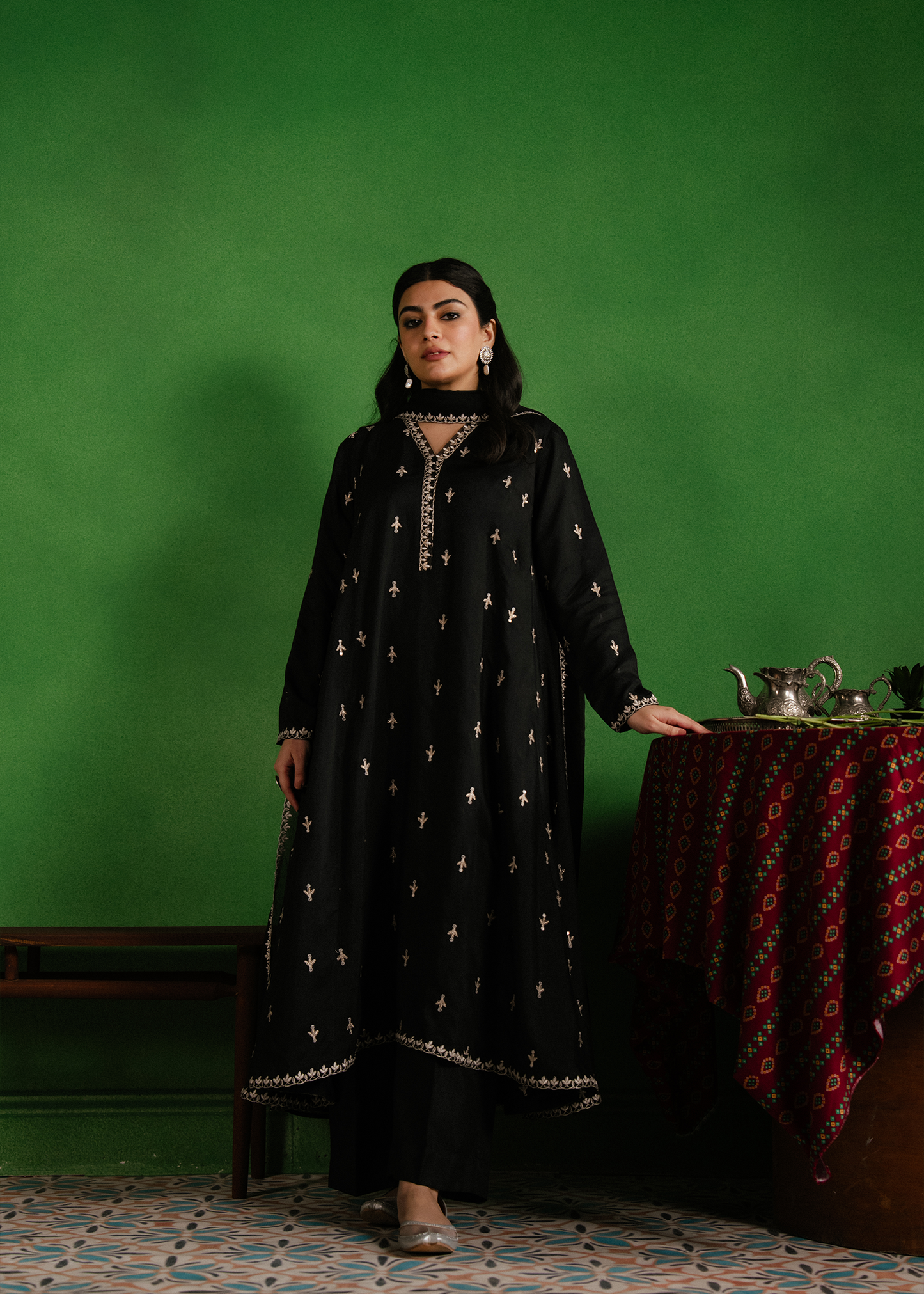 embroidery suits for ladies