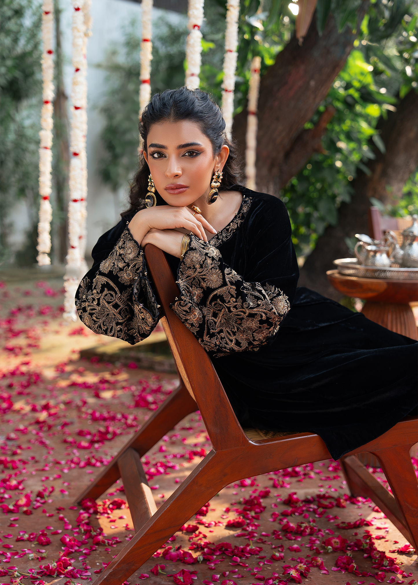 Black Velvet Suit